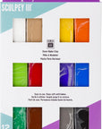 III 12 Classic Colors of Polymer Oven-Bake Clay, Non Toxic 12 Oz.,Great for Modeling, Sculpting, Holiday, DIY & School Projects.Great for Kids & Beginners!