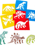 36 Pieces Plastic Drawing Painting Stencil Templates for Kids Crafts - Washable Template for School Projects - Random Colors