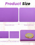 Sewing Mat Set, Sewing Machine Muffling Mat, Reduce Sewing Machine & Pedal Vibrations, Movement and Slipping, Sewing Machine and Sergers Accessory (2-Piece Set) (Purple)