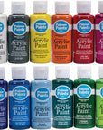 Palmer 2Oz 16 Color Acrylic Paint Set, Perfect Color Selection