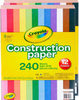 Construction Paper - 480Ct (2Pck), Bulk School Supplies for Kids, Teacher Classroom Must Have, Art Paper, Arts & Crafts
