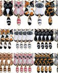 28 Pieces Enamel Cat Charms with Swinging Tails for Jewelry Making and Crafting - Cute Animal Charm for Bracelets Earrings Necklaces Crafts (28Pcs Cat-B)