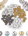 602Pcs Lava Beads Stone Kits with 8Mm Chakra Beads and Spacers Beads Bracelet Elastic String for Diffuse Essential Oils Adult DIY Jewelry Making Supplies