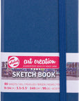 Talens Japan T9314-231M 452132 Art Creation Sketchbook, Drawing Notebook, 3.5 X 5.5 Inches (9 X 14 Cm), Navy Blue