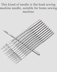 Sewing Machine Needles, 50 Count, Universal Regular Point for All Major Brands of Sewing Machines, Sizes 65/9, 75/11, 80/12, 90/14, 100/16