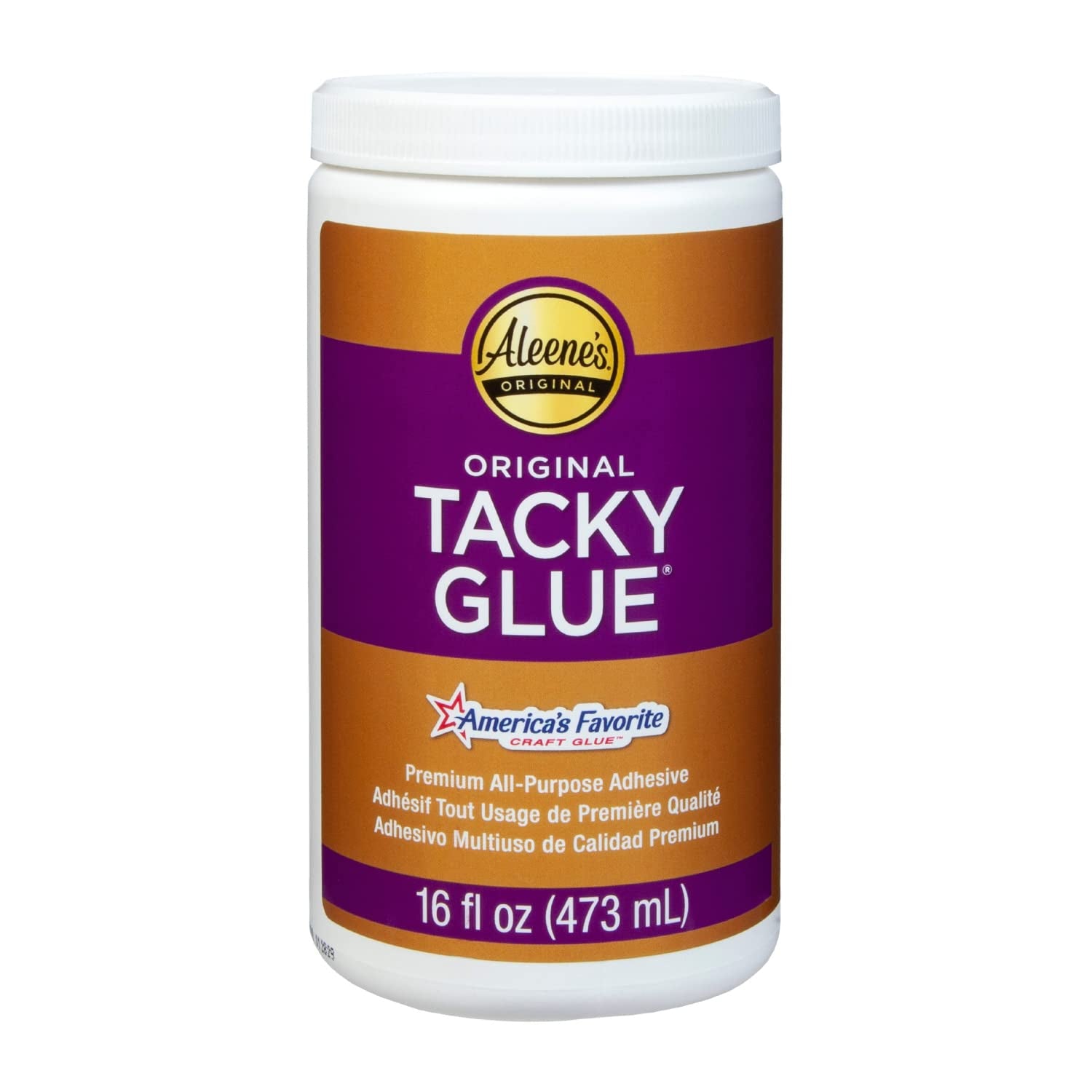 Original 2 Fl. Oz. 6-Pack, America'S Favorite Tacky Glue, 6 Pack, Ideal for Slime, Crafts and School Projects