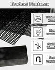 Plastic Mesh , 5 Pieces 7 Count Mesh  for Embroidery Making Cross Stitch Aida Mesh Screen for DIY Crafts, Acrylic Yarn Crafting Knit Crochet Projects (10.2 X 13.2 Inch)
