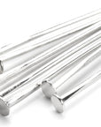 DIY Flat Head Pins, Single Pack-180 Piece, Silver