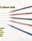 5 Colors Extra Fine Tip Water Erasable Fabric Marking Pen with 10 Free Refills for Cross Stitch, Embroidery, Sewing, Quilting