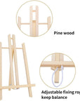 3 Packs 16 Inch Easel Stand, Table Top Easel for Painting, Wooden Tabletop Display Easels, Art Craft Painting Easel Stand for Kids Artist Adults Students Classroom