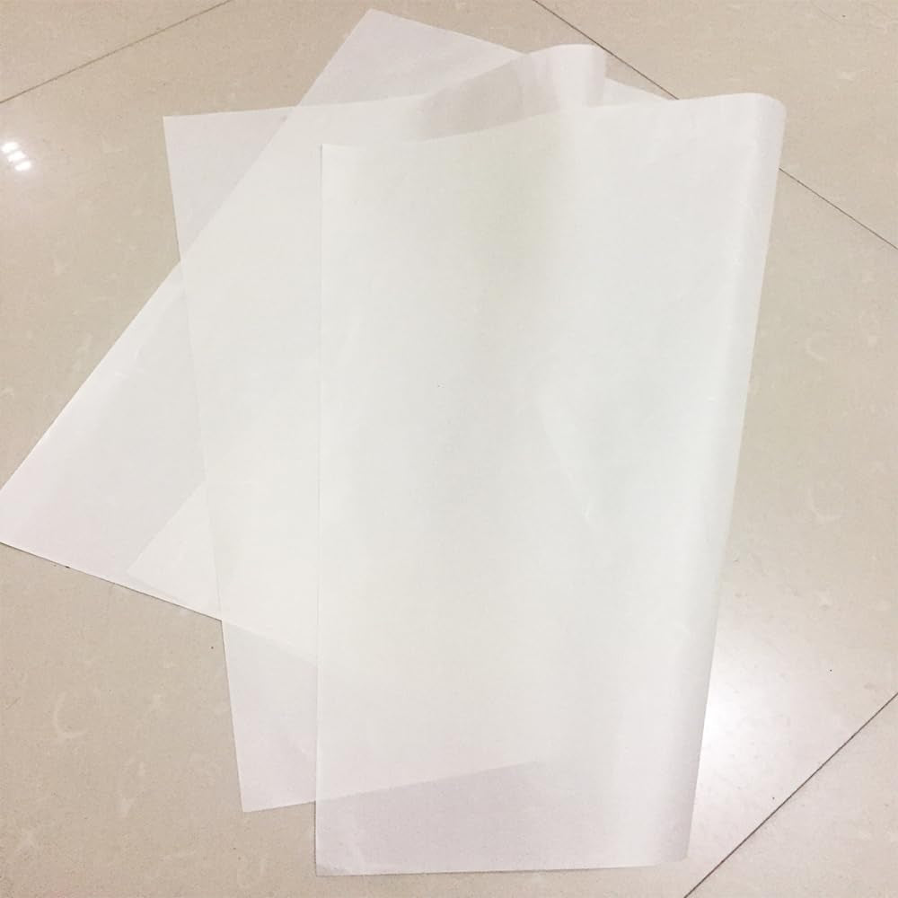 Non-Stick PTFE Teflon Sheet for Heat Press Reusable Transfer Sheets for T-Shirt Vinyl HTV Ironing Quilting Crafting Baking and Heat Transferring, 500 Degrees 6 Pack (15.74''L X 23.62''W)