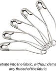 Quilting Curved Safety Pins for Quick Basting, Size 3, 100 Count
