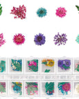 4 Boxes Dried Flowers for Resin, 48 Styles Natural 3D Applique Flowers DIY Craft Supplies, Resin Epoxy Casting Fillers for Silicone Molds, Nail Arts, Handmade Projects, Decoration Accessories