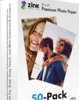 2"X3" Premium Instant Photo Paper (50 Pack) Compatible with Polaroid Snap, Snap Touch, Zip and Mint Cameras and Printers, 50 Count (Pack of 1)