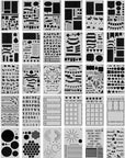 30 PCS Journal Stencils, Planner Stencils for Junk Journal Notebook Diary Scrapbook DIY Drawing Template Journal Stencil 4X7 Inch