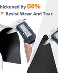 Self Adhesive Leather Repair Patch 3 Pcs, 8 X 11 Inch Black Leather Repair Patch, Leather Repair Tape for Furniture, Couch, Car Seat, Office Chair