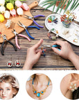 5 Packs Jewelry Pliers Set, Jewelry Making Tools with Needle Nose Pliers/Round Nose Pliers/Chain Nose Pliers/Bent Nose Pliers/Zipper Pliers, Jewelry Making Supplies Repair/Cut Kits for Crafting