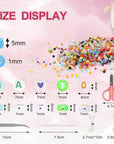 4100Pcs 5Mm Glass Seed Beads Craft Beads Kit and Colorful Letter Beads for Friendship Bracelets Jewelry Making Necklaces and Key Chains, Glass Pony Seed Letter Alphabet DIY Art and Craft