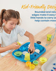 Art Trays, Craft Organizer, Contemporary, 6-Piece