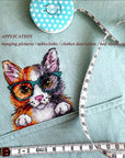 Water-Soluble Cross Stitch Aida Cloth Fabric 14 Count, Disappear in Water Cross Stitch Canvas Fabric Embroidery DIY Sewing Supplies 39 * 8.6 Inch