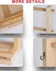 Ribbon Organizer,Ribbon Holder Organizer Rack,Ribbon Spool Holder Suitable for Wreath Making Supplies,Spool Holder,Ribbon Storage Organizer for Craft Room,Sewing Room and Flower Store.