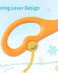 6 Pack Plastic Safety Scissors, Toddlers Training Scissors, Pre-School Training Scissors, Children Safety Learning Scissors