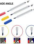 50PCS Blades for Explore Air 2/Air 3/3/Make 3/Maker 40PCS 45° Premium Fine Point Blade & 5PCS 60° Deep Cut & 5PCS 30° Shallow Cut Vinyl Fabric Knife Cutting Blade for Replacement