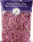 26971 Preserved Spanish Moss, 200 Cubic in Bag (Appx. 8Oz), Dusty Rose