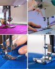Universal 15 Piece Sewing Machine Presser Walking Feet Kit - OEM Suitable for Babylock Janome Brother New Home Singer Kenmore Simplicity Toyota Necchi