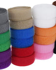 12 Colors 24 Yards Sew on Hook and Loop Tape Fastening Nylon Fabric Tape with Non-Adhesive for DIY Craft Interlocking Tape Sewing Fasteners (3/4'' Wide, 1 Yard Hook + 1 Yard Loop) for Each Color