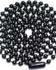 Black Oxide Stainless Steel Ball Chain Necklace - 3.2Mm, 29.5"