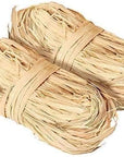 Natural Raffia Ribbon, 100G Raffia Grass for Straw Crafts, Raffia Paper Ribbon, Christmas Raffia Ribbon for Halloween, Gift Wrapping, Bouquets Decoration (2 X 50G)