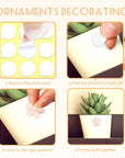 200 PCS Wick Stickers for Candle Making, Double-Sided Heat Resistant Candle Wick Stickers, Adhere Steady in Hot Wax Wick Stickers