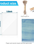 30 Pcs Cyanotype Paper Sun Print Paper Kit High Sensitivity Nature Drawing Printing Sunprint Sun/Solar Activated A5 Paper for Flower Press DIY Arts Crafts Projects