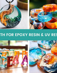 Epoxy Resin Dye - 20 Colors Resin Pigment Paste, Liquid Translucent UV Resin Color Concentrated Colorant Set for Candle Making, Soap Making, Jewelry Making, Paint, DIY Art Crafts - 10Ml Each