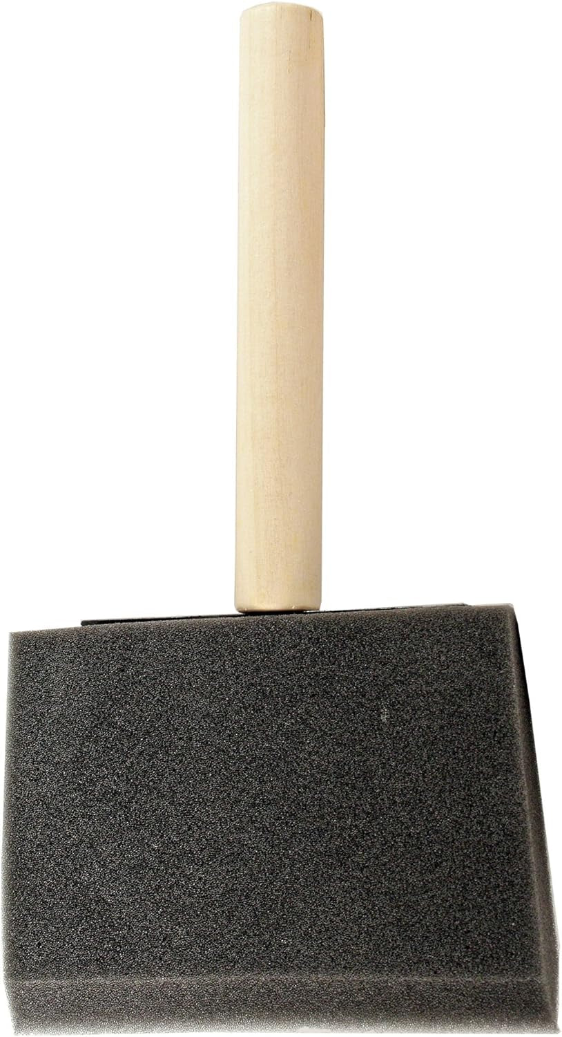 Pro Grade - Foam Brushes - 4 Inch - 24 Piece Poly Foam Brush Set