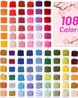 146 Pcs String Bracelet Making Kit Embroidery Floss with Organization Box Including 108 Colors Cross Stitch Thread Bracelet String and 38 Pcs Tools for Friendship Bracelet String Making
