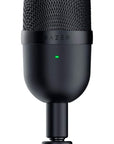 Seiren Mini USB Condenser Microphone: for Streaming and Gaming on PC - Professional Recording Quality - Precise Supercardioid Pickup Pattern - Tilting Stand - Shock Resistant - Classic Black