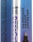 Marvy Deco Color Extra Fine Opaque Paint Marker Art Supplies, White