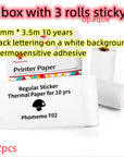 Portable Mini Thermal Label Printer Home Photo Printer Student Wrong Question Printer Bluetooth Mini Label Printer Price Tag