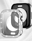 Bling Glass + Cover for Apple Watch Case