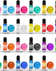 Alcohol Ink Set 27 Vibrant Colors,Epoxy Resin Paint Colour Dye, Concentrated Alcohol-Based Ink Pigment for Resin Petri Dish, Coaster, Resin Art, Tumbler Making, Acrylic Painting - 0.35Oz Each