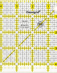 4-1/2" Square Sewing Quilting Rulers, 4-½" X 4-½", Clear