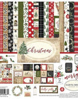 mpany Christmas Collection Kit Paper, Red/Green/Black/Tan, 12-X-12-Inch