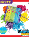 Craft Loops Refill, Includes 3.5 Oz of Weaving Loom Loops in 7 Vibrant Colors, Stretchy Loops for Weaving Potholders, Keychains, Headbands & More, Finger Weaving Activity for Kids Ages 6+