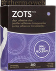 Thermoweb Zots Clear Adhesive Dots, Small, 3/16" Diameter X 1/64" Think, 300 Count