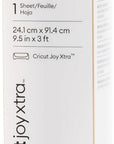 Joy Xtra Matte Metallic Smart Permanent Vinyl (9.5In X 3Ft), Recommended for Indoor/Outdoor DIY Crafts, Decor Projects, Decals & More, Dishwasher Friendly, Gold