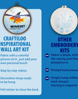 Hand Embroidery Kit for Beginners .Beginner Embroidery Kit for Adults with Stamped Embroidery Patterns. Embroidery Kits for Adults.Embroidery Starter Kit. Cross Stitch Kit.Needlepoin Kit Goldfish