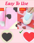Heart Punches for Paper Crafts, 1-Inch Across, Small Hole Heart Punch Cutter, Lever Punch, Heart Shape for Card Making, Scrapbooking, DIY Arts.