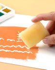 6Pcs Glue and Residue Eraser Rubber Cement Cleaner for Removing Adhesive and Residues from Paper Plastic and More